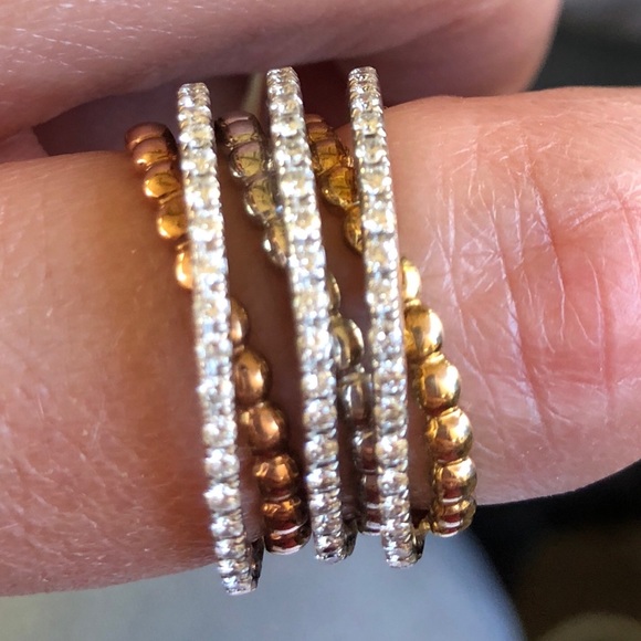 Sidney Thomas for Kay 14K Cross Over Diamond Ring - Picture 7 of 8